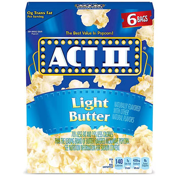 ACT II Light Butter Popcorn (6CT) - Papaya Express